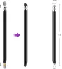 Univerzális toll, (bármilyen kapacitív kijelzőhöz), USP100 4-TIP Stylus Pen, lila/rózsaszín