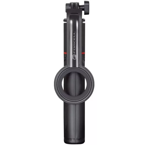 Prémium selfie bot, 21 - 104 cm, 360°-ban forgatható, exponáló gombbal, bluetooth-os, v5.2, Magsafe kompatibilis, tripod állvány funkció, Forcell F-Grip MagSelfie S100M, fekete