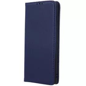   Xiaomi Redmi 14C / Poco C75, Oldalra nyíló tok, valódi bőrtok, stand, Smart Pro, sötétkék