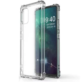   Samsung Galaxy S25 Ultra SM-S938, Szilikon tok, légpárnás sarok, Wooze Silicone Armor, átlátszó