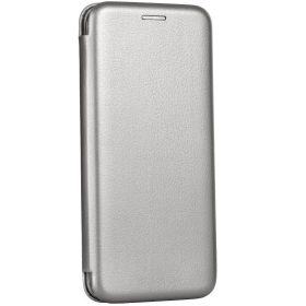   Samsung Galaxy S25 Ultra SM-S938, Oldalra nyíló tok, stand, Forcell Elegance, szürke