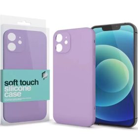   Huawei P20 Lite (2019), Szilikon tok, Xprotector Soft Touch Slim, lila