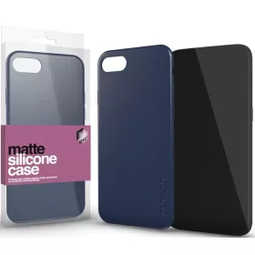   Samsung Galaxy S25 SM-S931, Szilikon tok, ultravékony, matt, Xprotector Matte, sötétkék